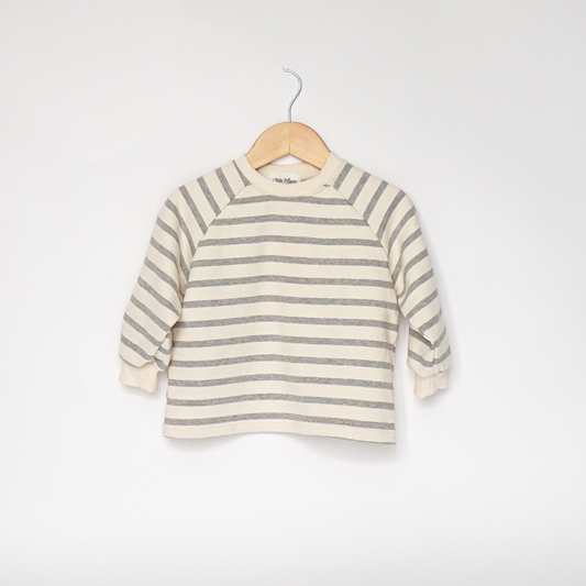 grey stripe kids jumper